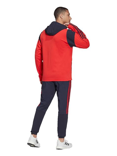 rote adidas trainingsanzug herren